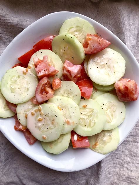 moms-cucumber-and-tomato-salad-recipe-review image
