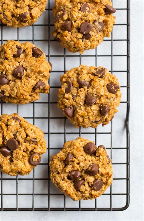 healthy-peanut-butter-oatmeal-cookies-well-plated image