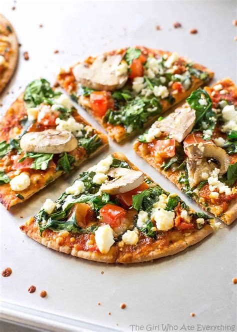spinach-feta-pita-pizza-the-girl-who-ate-everything image