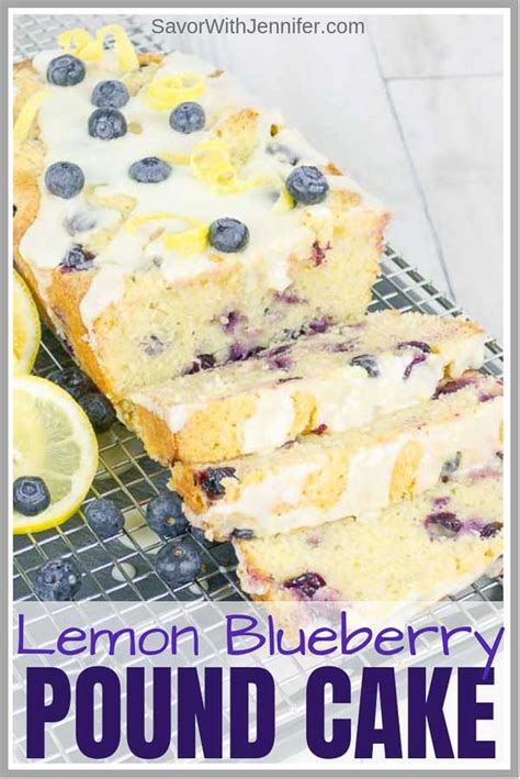 blueberry-lemon-sour-cream-pound-cake image