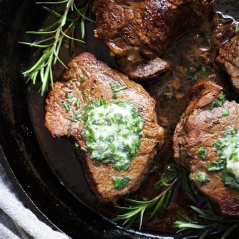 sirloin-steak-with-herb-butter-fettys-food-blog image