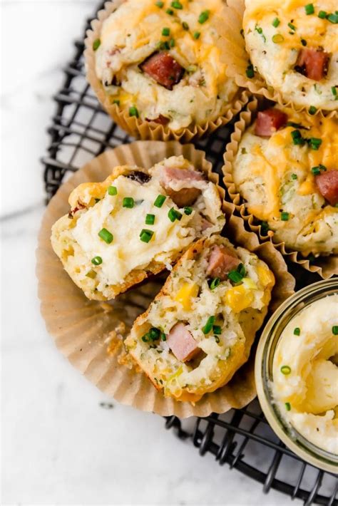 savory-ham-and-cheese-muffins-gluten-free-the-real image