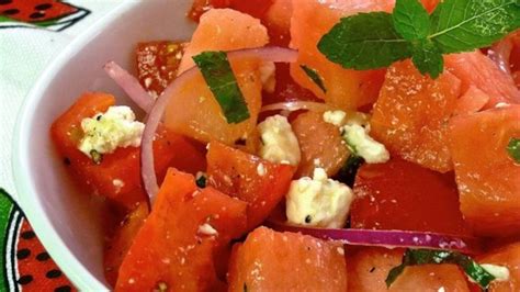 tomato-watermelon-salad-recipe-allrecipes image