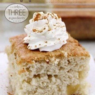 easy-apple-cake-only-3-ingredients-love-bakes-good image