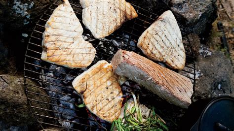 grilled-tuna-with-herbed-aoli-recipe-epicurious image
