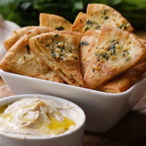 garlic-parmesan-and-herb-pita-chips-tasty image