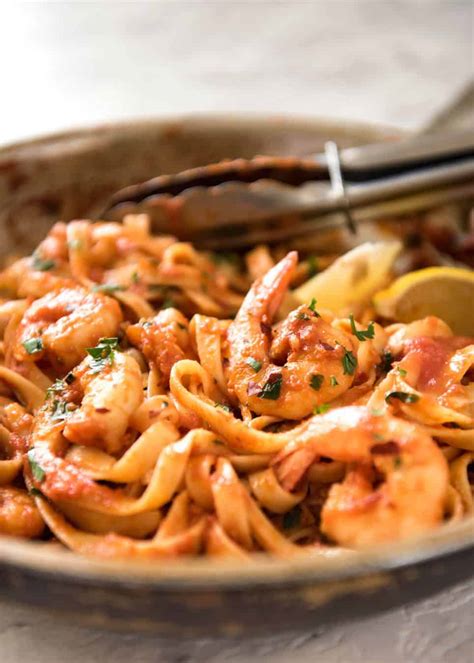 spicy-chilli-prawn-pasta-shrimp-recipetin-eats image