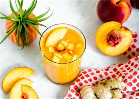 summer-peach-smoothie-4-simple-fresh-ingredients image