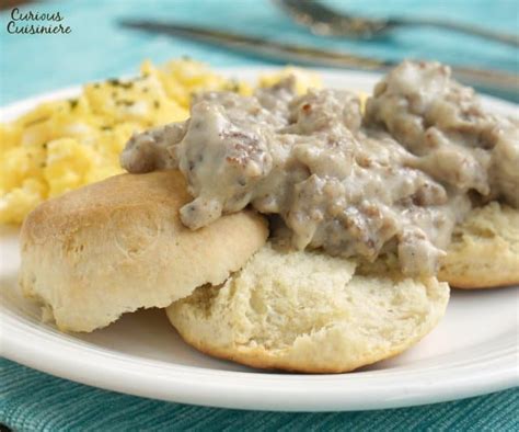 southern-biscuits-and-sawmill-gravy-sausage-gravy image