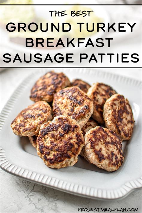 best-ground-turkey-breakfast-sausage-patties-project image