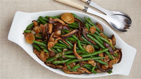 asian-green-beans-with-wild-mushrooms-and-cipollini image