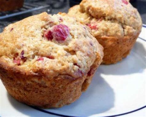healthy-fresh-cranberry-orange-coconut-muffins image