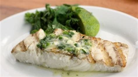 grilled-halibut-with-herbed-lime-butter image
