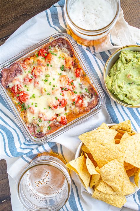 baked-taco-dip-a-hot-taco-dip-with-ground-beef image