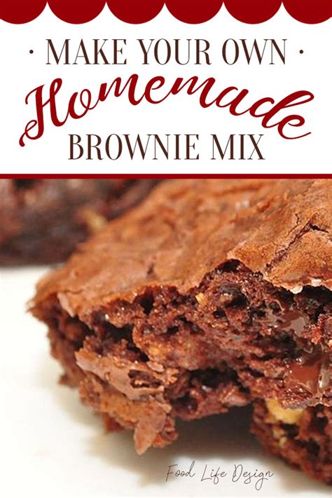 make-your-own-homemade-brownie-mix-food-life image