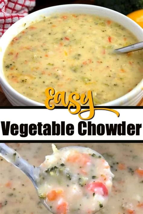 easy-vegetable-chowder-creamy-cheesy image