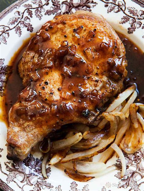 vermont-maple-syrup-pork-chops-recipe-simply image