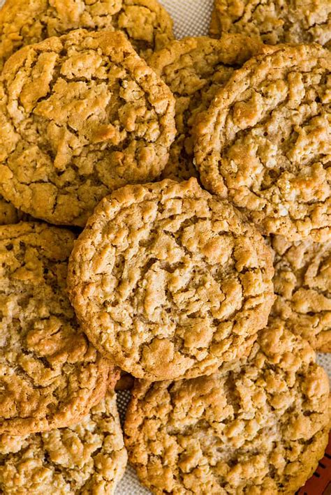 easy-peanut-butter-oatmeal-cookies-baking-mischief image