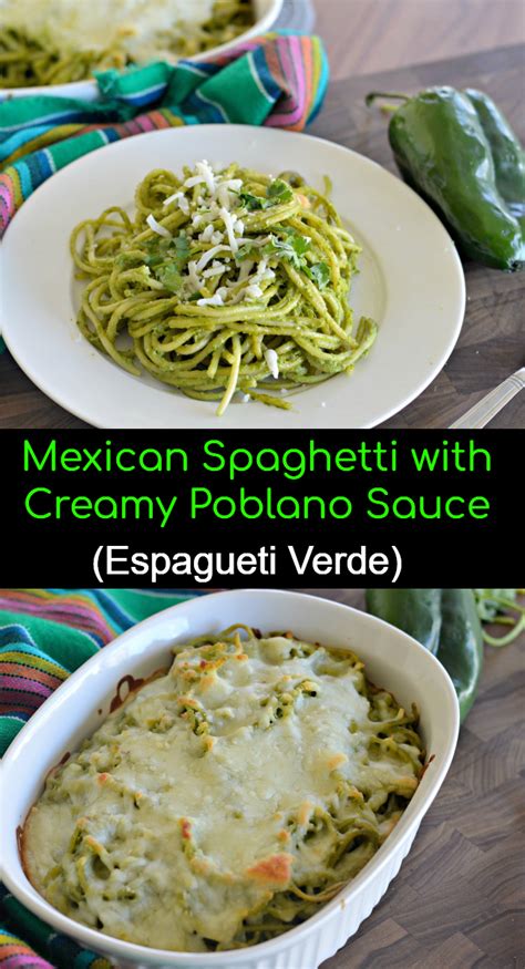 mexican-spaghetti-with-creamy-poblano-sauce image