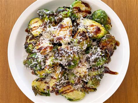 air-fryer-parmesan-brussels-sprouts-food-network image