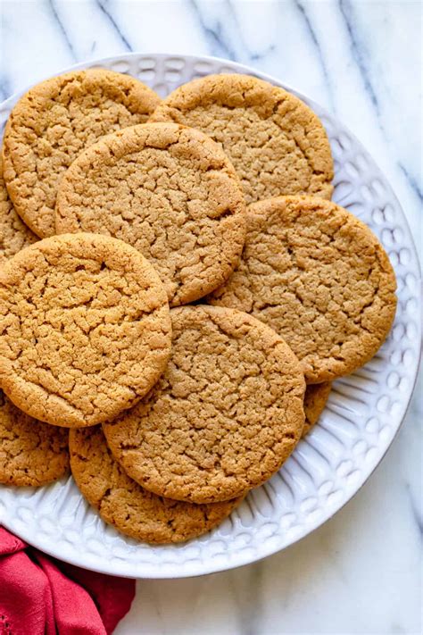 ginger-snap-cookies-easy-recipe-feelgoodfoodie image
