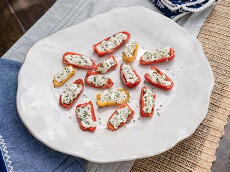 grilled-sweet-peppers-with-goat-cheese-and-herbs image
