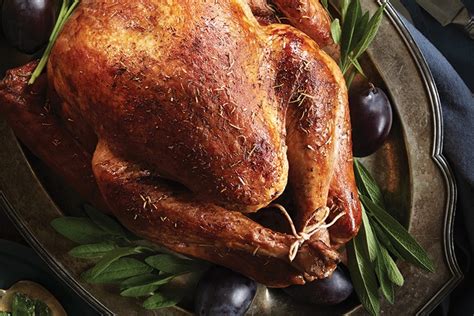 herb-rubbed-roast-turkey-with-fresh-sage image