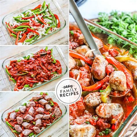 baked-italian-sausage-and-peppers-easy-family image