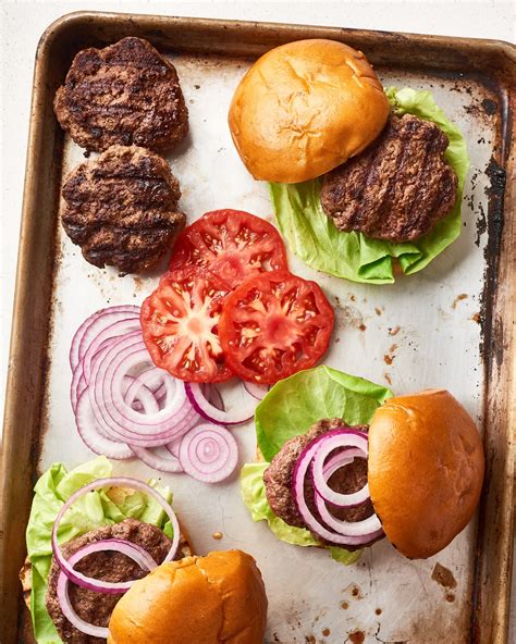 homemade-juiciest-burger-patties-recipe-grilled-kitchn image