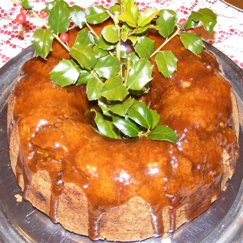 apple-harvest-pound-cake-with-caramel-glaze-allrecipes image