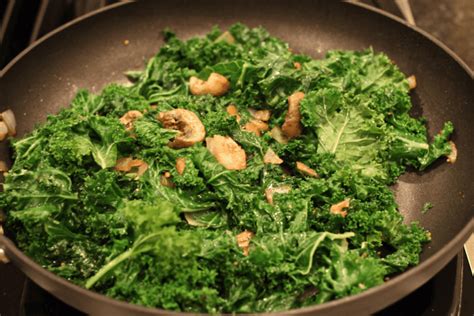 sauted-kale-and-mushrooms-family-food-on-the-table image