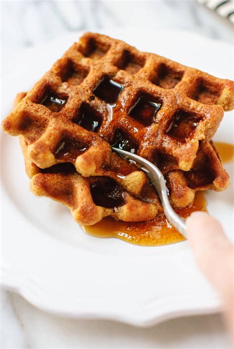 healthy-pumpkin-spice-waffles-cookie-and-kate image