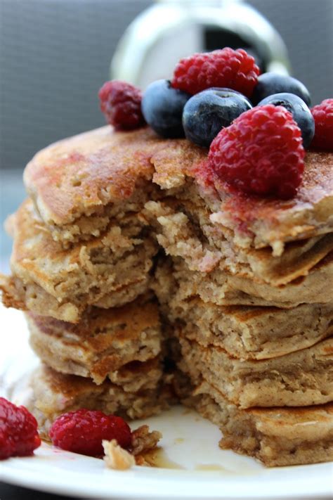 thick-fluffy-oatmeal-pancakes-and-food-trucks image