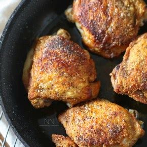 crispy-pan-roasted-chicken-thighs-nutmeg-nanny image