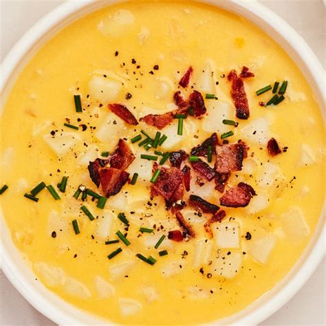 potato-soup-with-cheddar-and-bacon-recipe-epicurious image