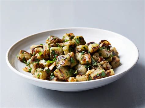 garlic-and-herb-eggplant-recipe-food-network-kitchen image
