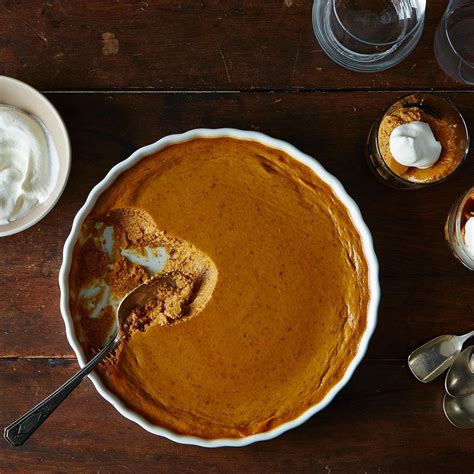 how-to-make-crustless-pumpkin-pie-pudding-food52 image