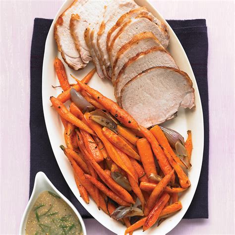 roast-pork-loin-with-carrots-and-mustard image
