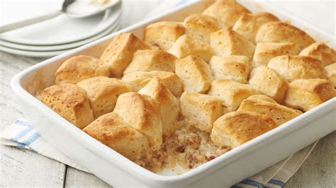 sausage-biscuits-and-gravy-casserole image