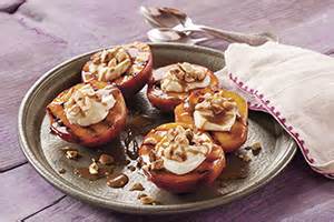 grilled-peaches-with-mascarpone-and-caramel image