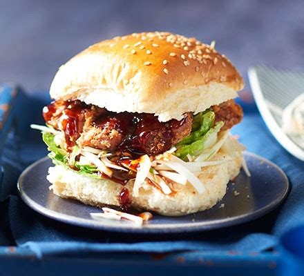 korean-fried-chicken-burgers-recipe-bbc-good-food image