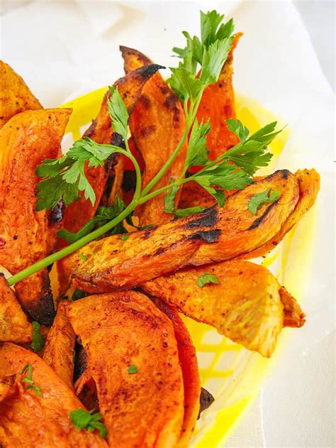 air-fried-sweet-potato-fries-gluten-free-the-picky image