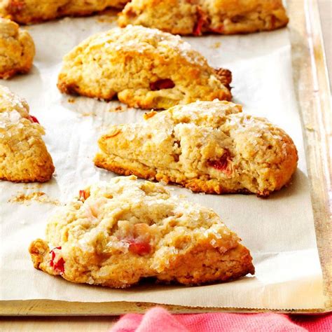 rhubarb-scones-recipe-how-to-make-it-taste-of-home image
