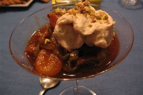 spiced-fruit-compote-with-ricotta-cream image
