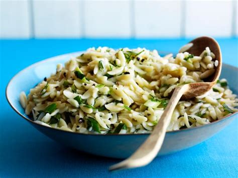 orzo-with-herbs-recipe-food-network-kitchen-food image