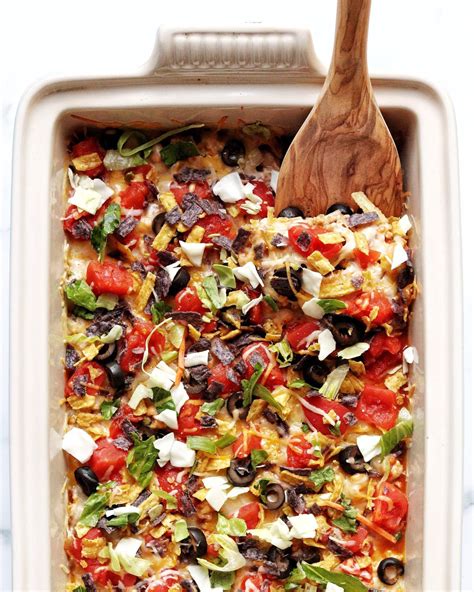 healthy-taco-casserole-donut-worry-be-healthy image