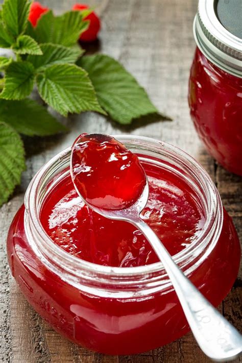 easy-raspberry-jelly-no-pectin-sweet-savory image