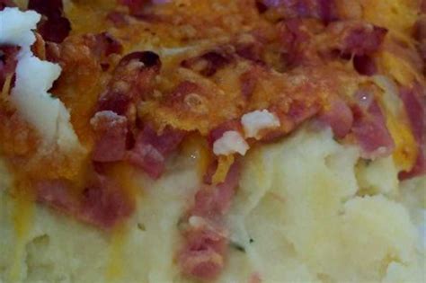 instant-mashed-potato-ham-and-cheese-casserole image