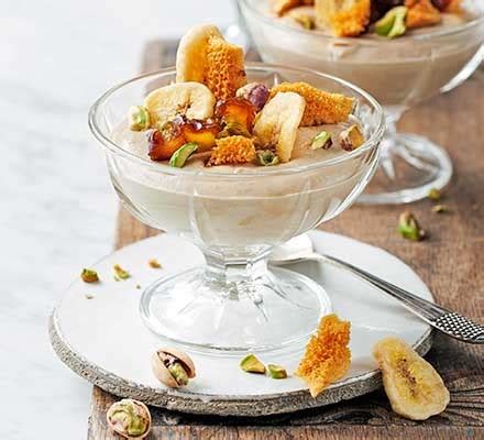 banana-custard-with-dates-honeycomb-recipe-bbc image