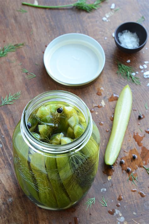 garlic-dill-quick-refrigerator-pickles-small-batch image
